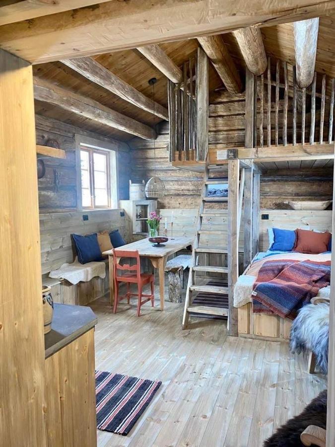 Sauefjoset - Idyllisk Gardstun Fra 1800-Tallet Skjåk Kültér fotó