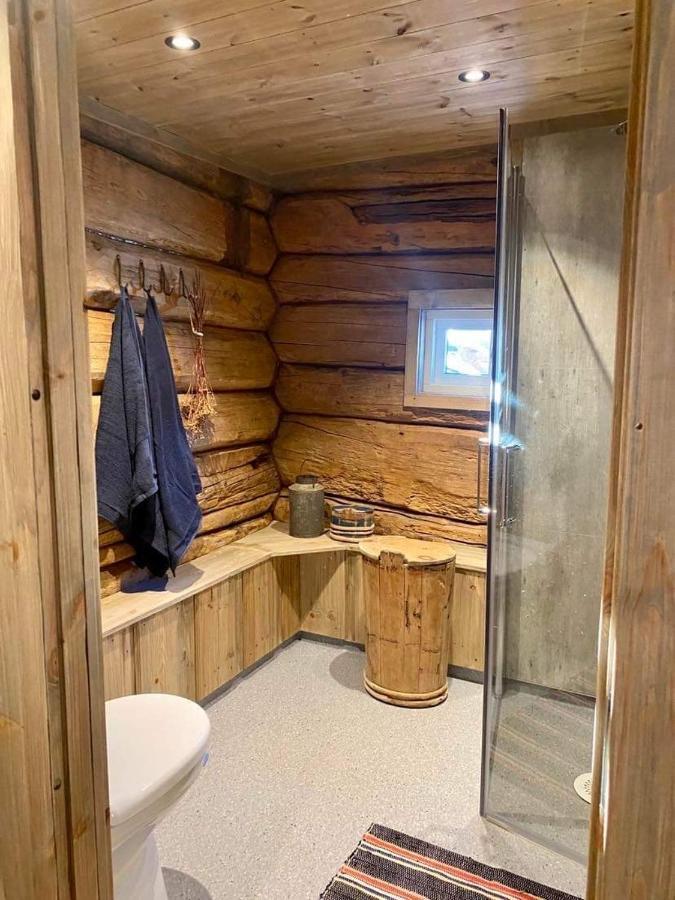 Sauefjoset - Idyllisk Gardstun Fra 1800-Tallet Skjåk Kültér fotó