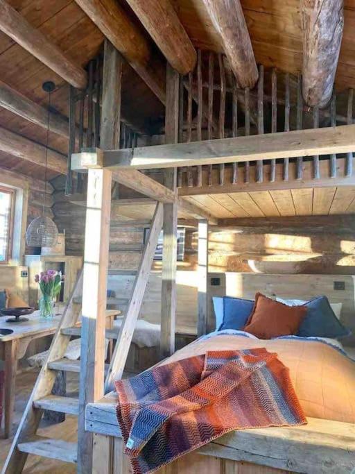 Sauefjoset - Idyllisk Gardstun Fra 1800-Tallet Skjåk Kültér fotó