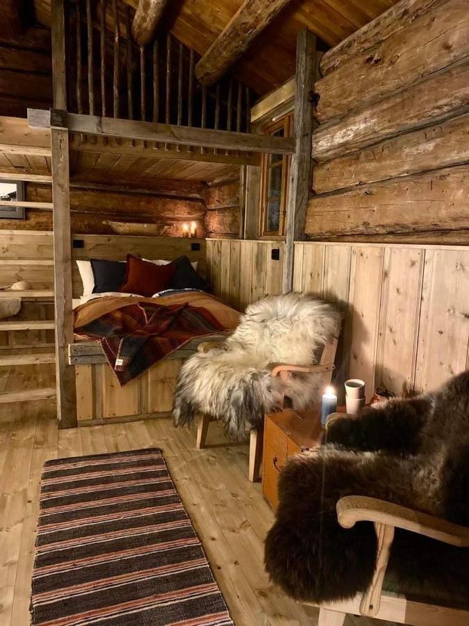 Sauefjoset - Idyllisk Gardstun Fra 1800-Tallet Skjåk Kültér fotó